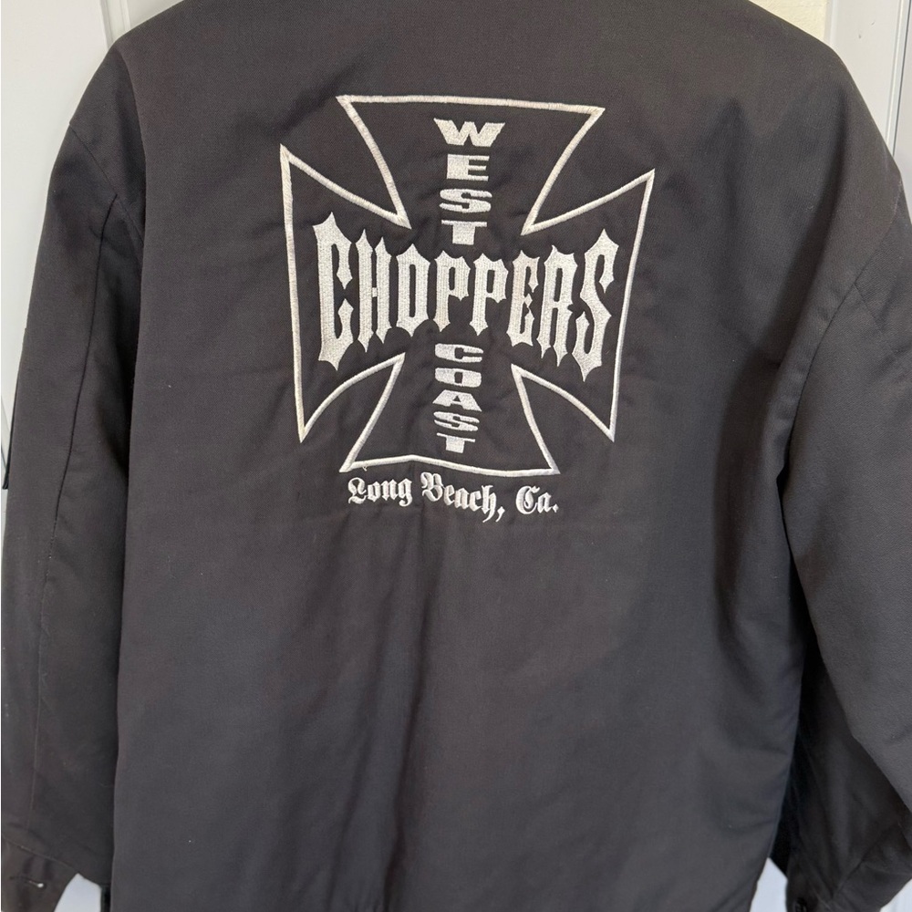West Coast Choppers Black Bomber Jacket
